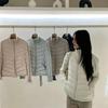 Yu Yan, Dongdaemun light and thin knitted down jacket for women's loose and thin autumn coat