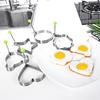 Stainless Steel Omelette Maker Creative DIY Omelette Pancake Mould Omelette Decoration Tool Cooking Tool Kitchen Accessories Gadget Ring