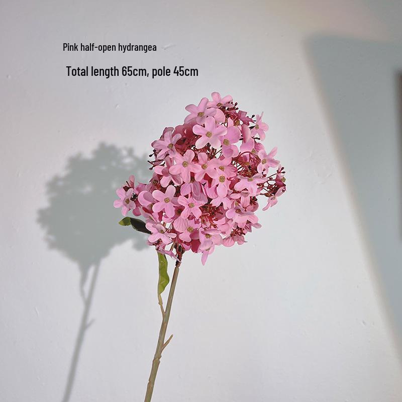 Pink Series Bubble Rose Artificial Flower Arrangement for Women's Day or Wedding Decor
