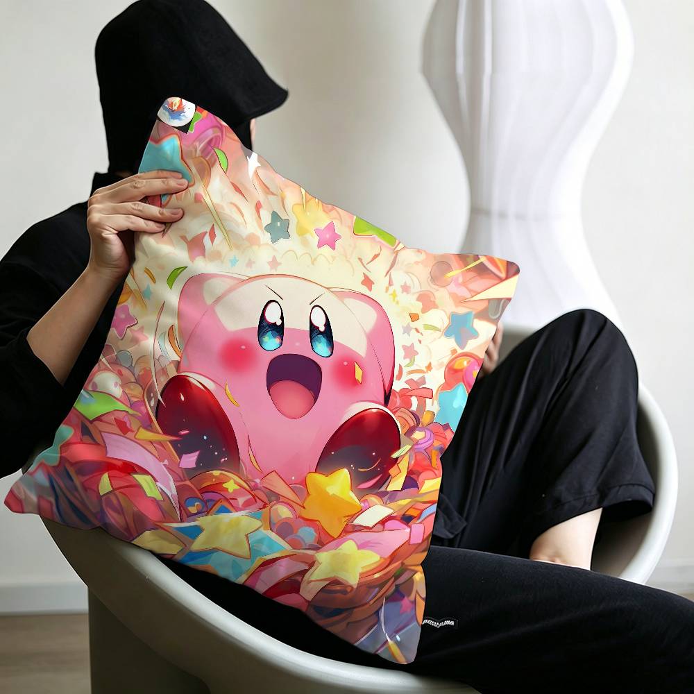 Hot Lovely KKirbies pillow cover sofa cushion cover home room decoration children gift