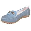 Boulevard Womens/Ladies Action Leather Tassle Loafers