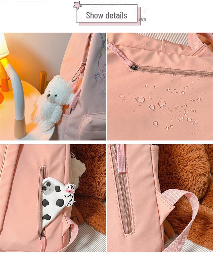 Милый рюкзак в корейском стиле Ulzzang Harajuku для девочек средних и старших классов