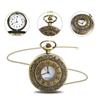 Quartz Pendant Vintage Pocket Watch Roman Scale Display Retro Hanging Watch  Men's Gift