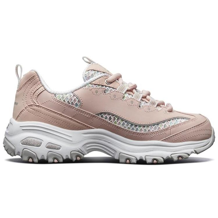 (WMNS) Skechers D'lites 1.0 Светло-розовый/Белый Женские 13144-LTPK