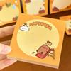 Канцелярские товары для офиса и школы Блок для заметок Милый капибара Мультяшный студент Заметки с сообщениями Times Девчачье сердце Книга Кавайная канцелярия Подарок Прекрасный