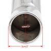 Universal Chrome Curved Exhaust Tail Muffler Tip Pipe 0.75" to 1.5" Pack of 1