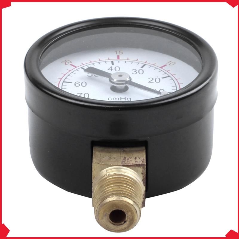 B17B 2X Male Threaded Pneumatic Air Vacuum Pressure Gauge 30/0Hg