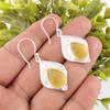 Yellow Cat's Eye 925 925 Solid Sterling Silver Earrings, Handmade Gemstone Earrings Jewelry, Gifts For Wife Brand New Earrings
