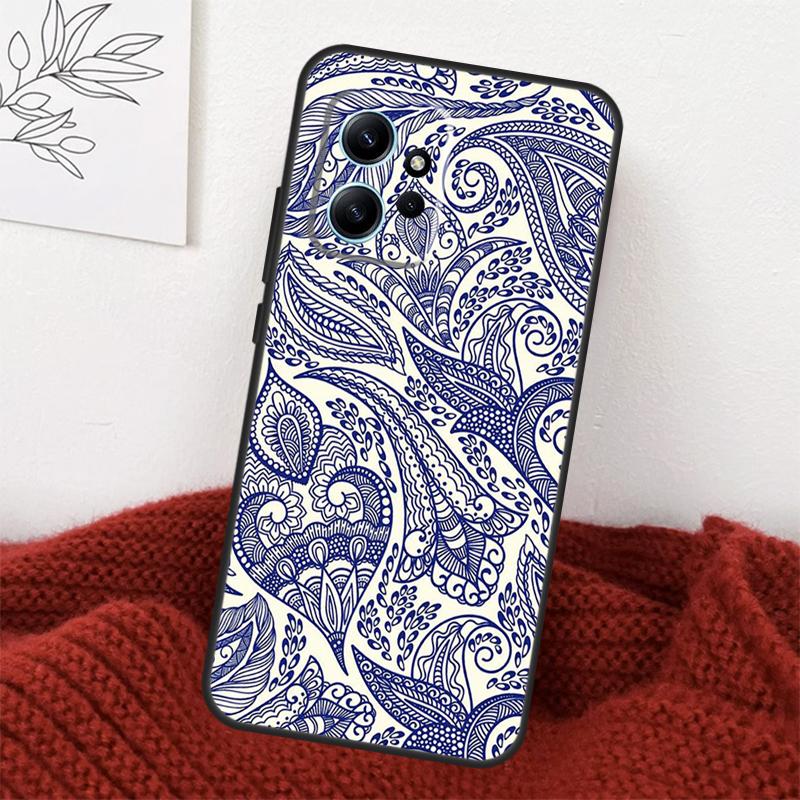 Чехол с узором пейсли для Xiaomi Redmi Note 14 13 10 11 12 15 Pro Plus Чехол для Redmi 15 14C 12C 10C 13C 15C