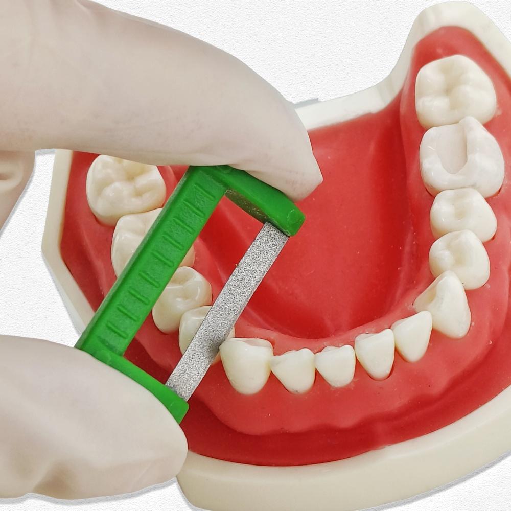 Ортодонтическая стоматологическая полировка межзубной эмали Полировка зубов Полировка зубов Режущие полоски Инструмент для уменьшения эмали Отбеливание зубов