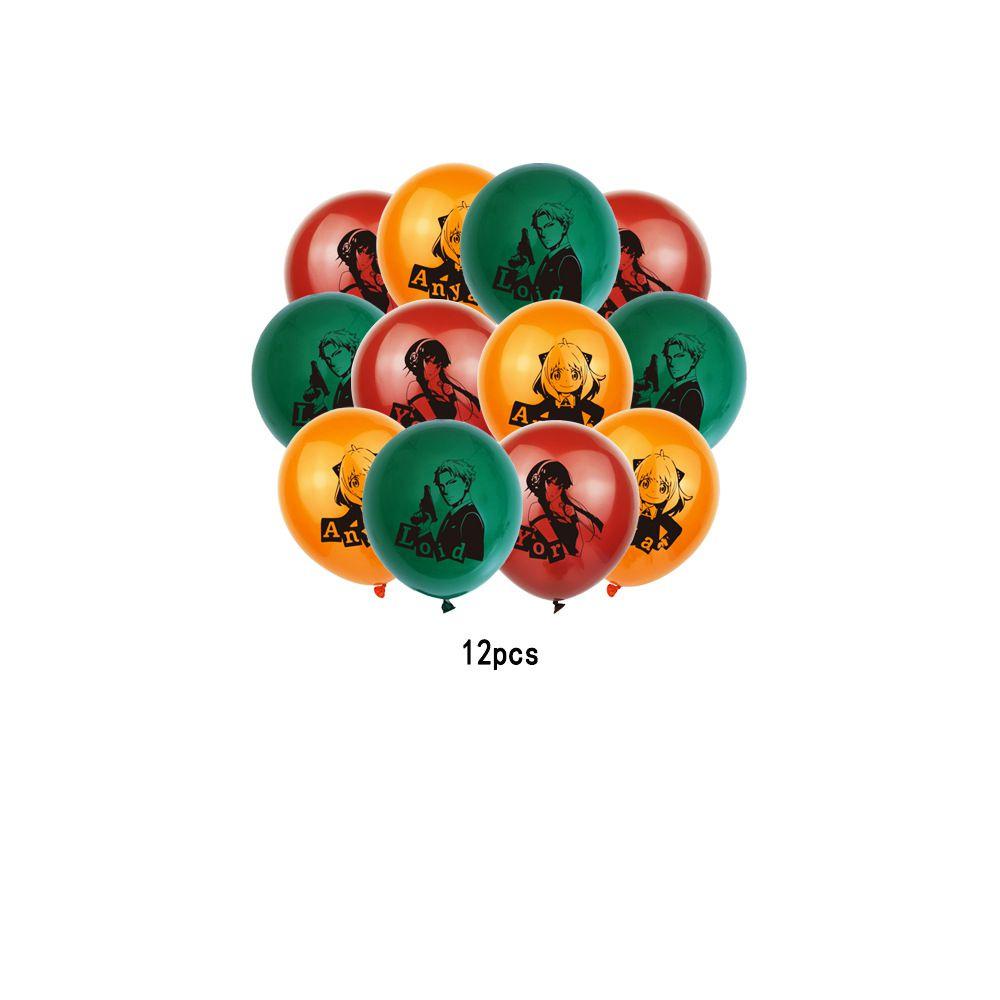 Celebrate In Style With Spy X Family Balloon Party Decoration Cake Topper