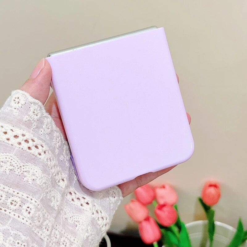 Роскошный чехол для телефона с рояльным лаком для Samsung Galaxy Z Flip 5 5G Z Flip4 Flip3 Z Flip5, модный тонкий твердый чехол с блестящим градиентом