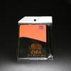 Fluorescent Red & Yellow Card Set with Leather Case for Referees