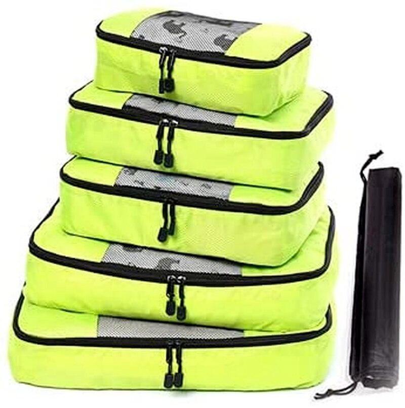 5-sets of Household Storage Bag for Home and Travel Clothing Storage Lockers Packaging and Portable Storage Rack Clothes Holding
