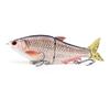 Luya Bait Soft Tail Two-Section Vib Fishing Simulation Bait S-Shaped Swimming Bait Luya Abs Plastic Fishing Gear