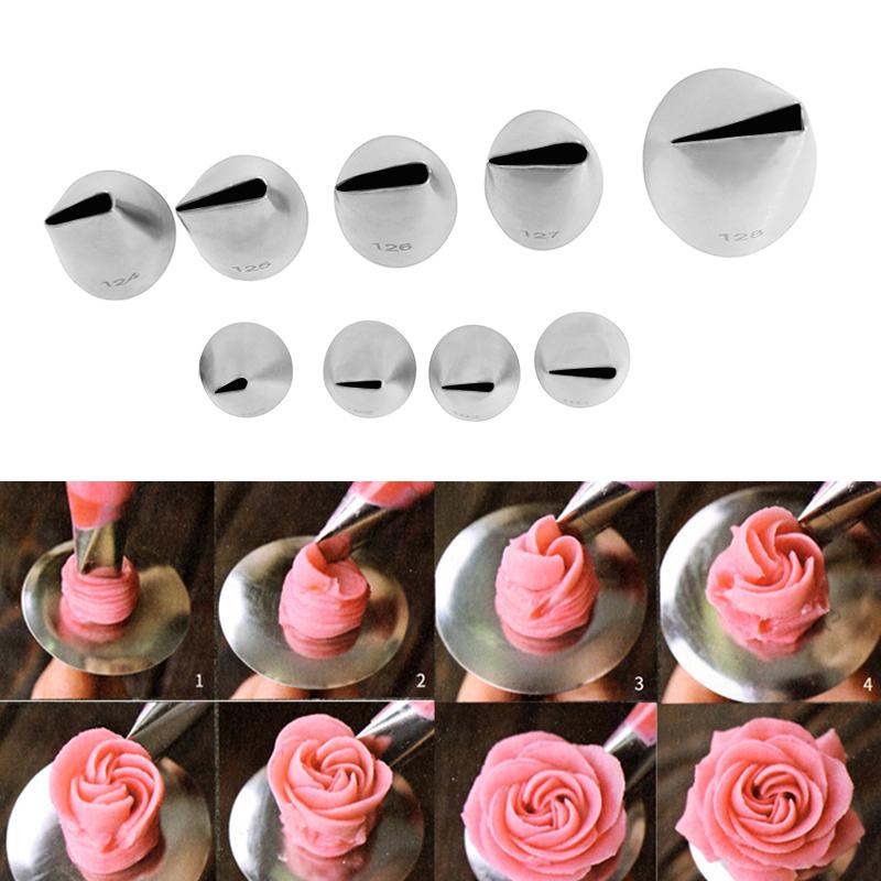 16pcs Piping Flower Scissors Kitchen Accessories Diy Icing Piping Cream Pastry Tips With 11 Nozzle Sets Cake Decorating Tools