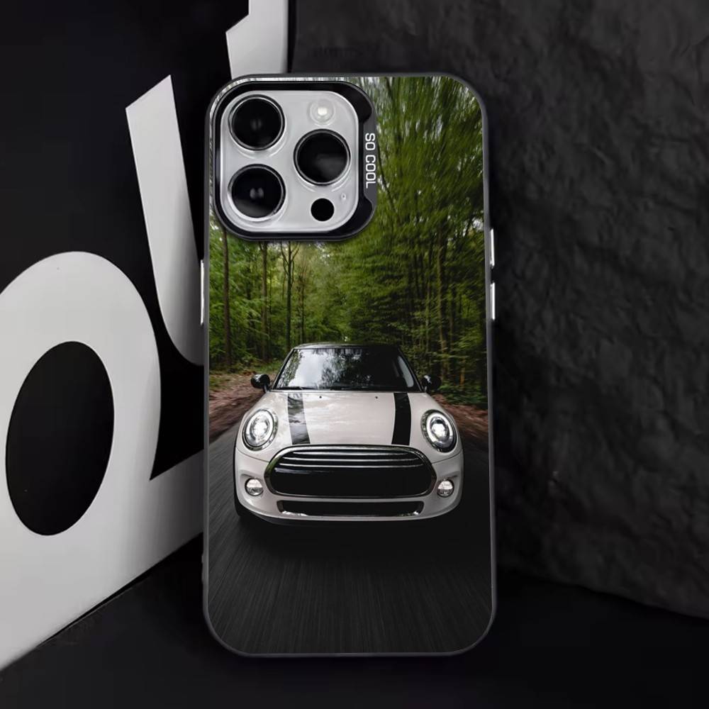 Купер Чехол для телефона для iPhone 17,16,15,14,13,12,11 Plus,Pro Max,XS,Разноцветный Серебристый Черный Чехол