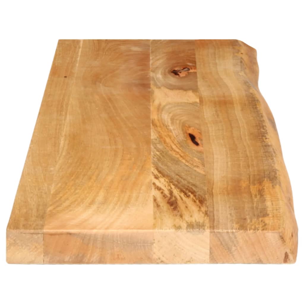 vidaXL Tischplatte mit Baumkante 100x20x3,8 cm Massivholz Mango