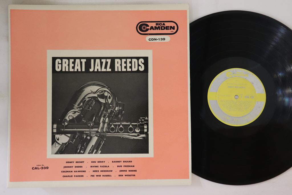 LP Record VARIOUS  Great Jazz Reeds CDN139 RCA CAMDEN 1959 UK Jazz Used