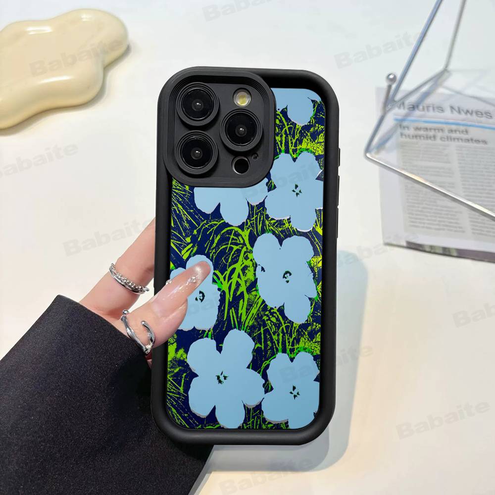 Чехол для телефона с рисунком Энди Уорхола для IPhone 17 16 15 14 13 12 11 Pro Max Mini Plus Мягкая задняя крышка из ТПУ