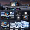 7" Портативный беспроводной экран Carplay Android Auto HD Автомагнитола Мультимедийный видеоплеер Задняя камера заднего вида Видеорегистратор