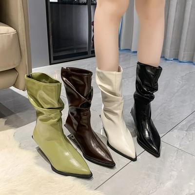 Мода Новые остроносые туфли-шпильки однотонные модные женские туфли сексуальные элегантные удобные износостойкие повседневные ботинки