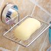 Wall Mounted Vacuum Suction Cup Soap Dish No-Drilling Soap Tray Bathroom Sponge Holder  Bathtub