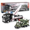 Morytrade Truck Trailer Set of 2 Car Toy Crane (Rocket Missile)
