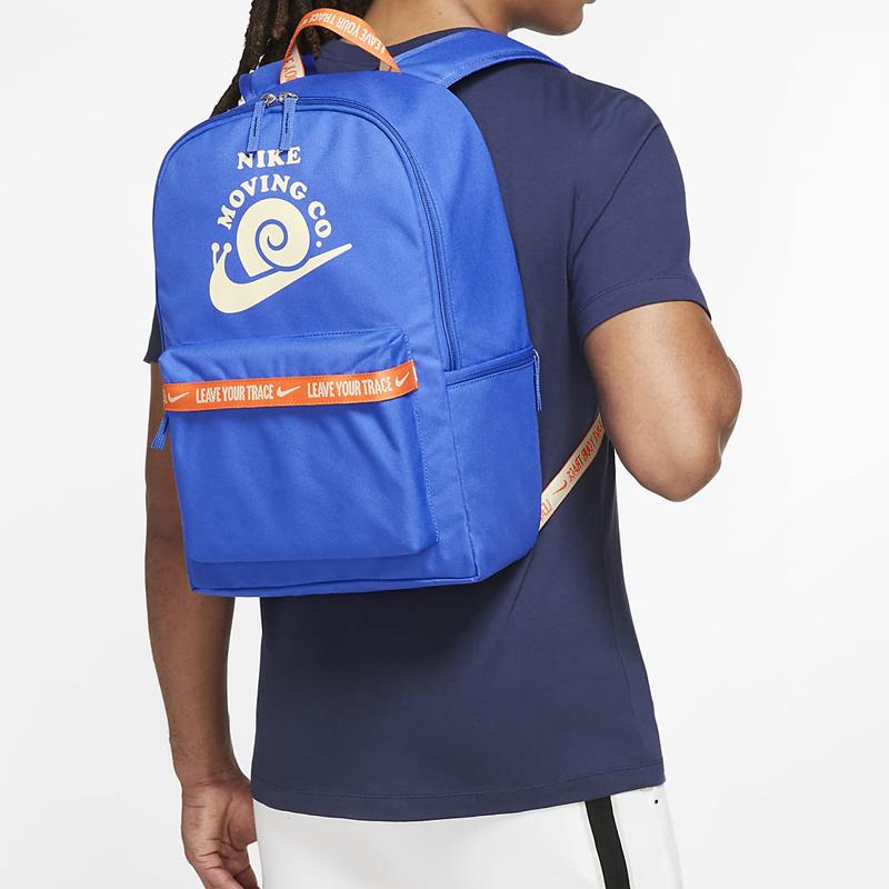 Nike Рюкзак Heritage из полиэстера обычный унисекс синий DV6070-405