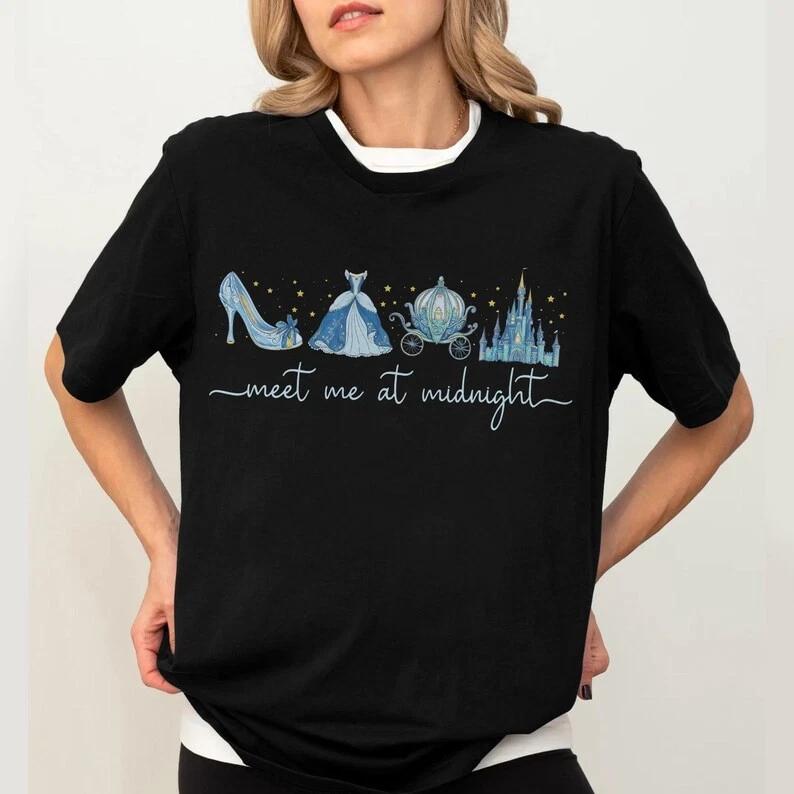 Meet Me At Midnight Cinderella Inspired T Shirt Unisex 2