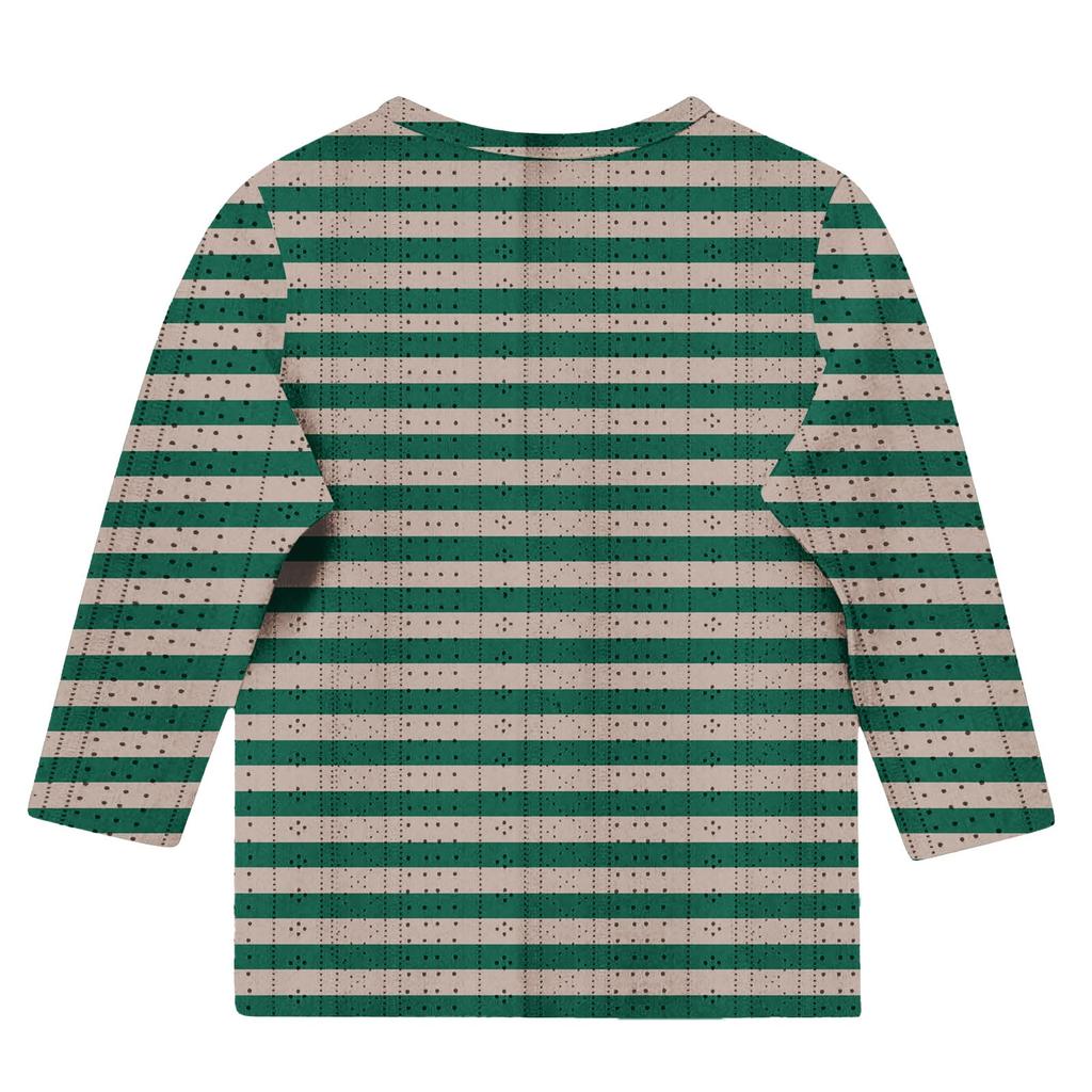 Топы с принтом для девочек 5-16 лет с круглым вырезом и рукавами 3/4 Футболки Модные топы Наряды Футболки