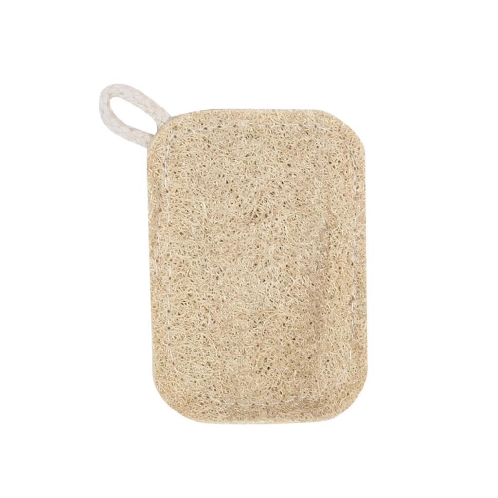 3 шт. Люфа Спа Отшелушивающая мочалка Натуральная люфа Губка для мытья тела Удаляет омертвевшую кожу Сделана Мыльница для мытья посуды