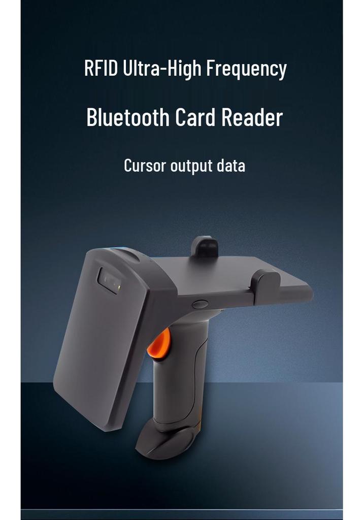 Ручной UHF RFID Bluetooth сканер-ридер штрих-кодов и QR-кодов