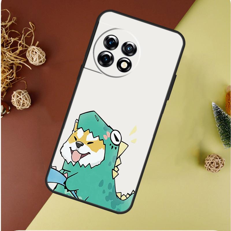 Парный милый чехол с динозаврами для OnePlus 13 12 11 12R 13R 9 10 Pro 8T 9RT 10T 10R Nord 4 CE 2 3 Lite N20 N30