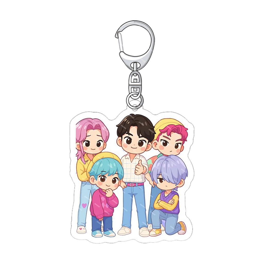 Периферийный акриловый брелок для ключей в стиле корейского аниме от Netflix