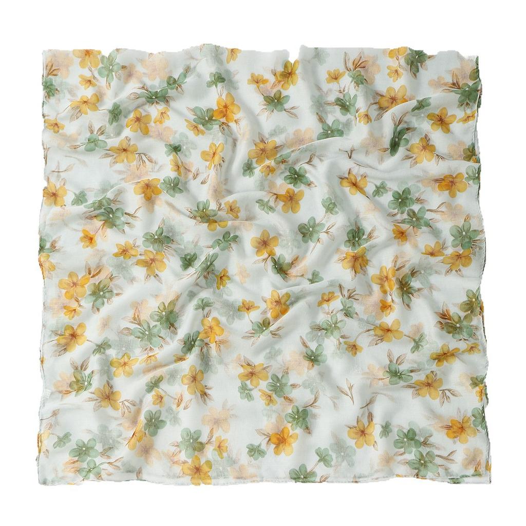 Модный и универсальный шарф нового стиля с балийским цветочным принтом, европейская и американская женская дорожная декоративная шаль, пляжное полотенце