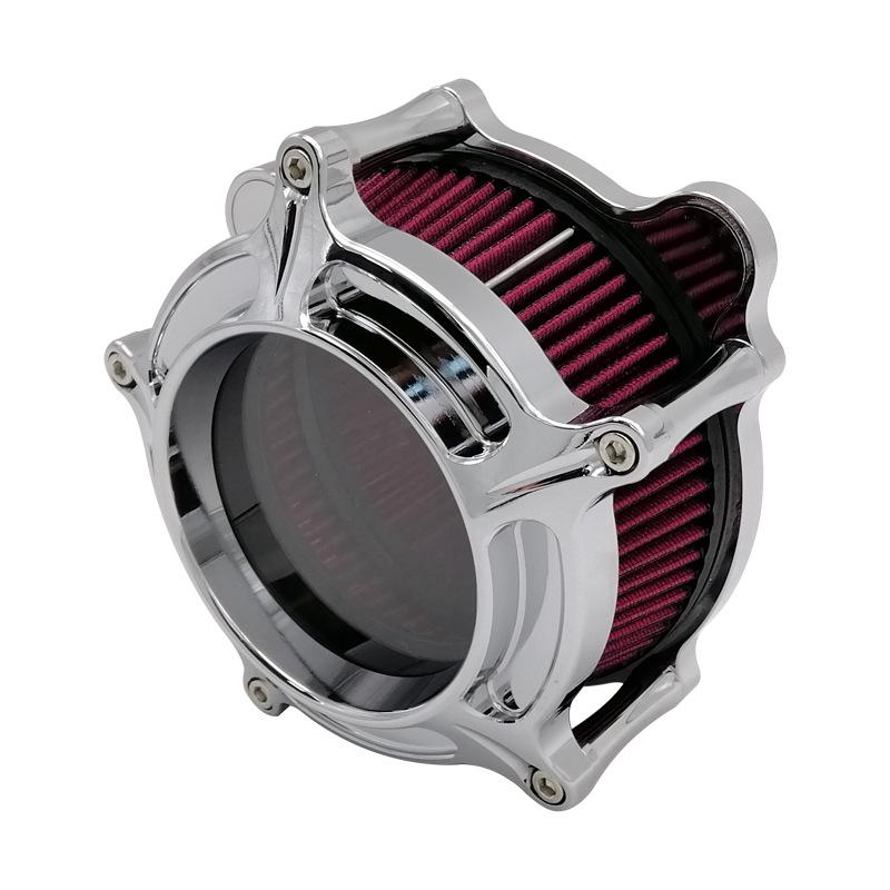 Прозрачный воздушный фильтр CNC для Harley Dyna, Softail, Fat Boy, Road King и Glide