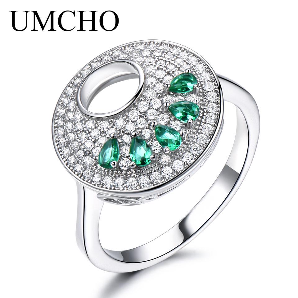 Umcho Fashion Round Gemstone Ring