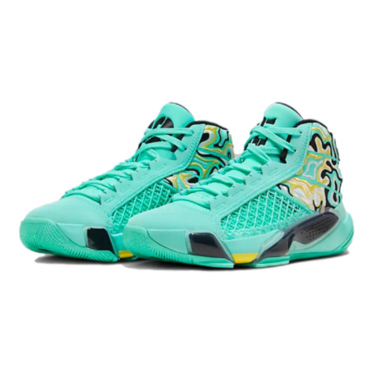 Jordan GS Air Jordan XXXVIII Guo Ailun Зеленый Черный Золотой HF7842-300