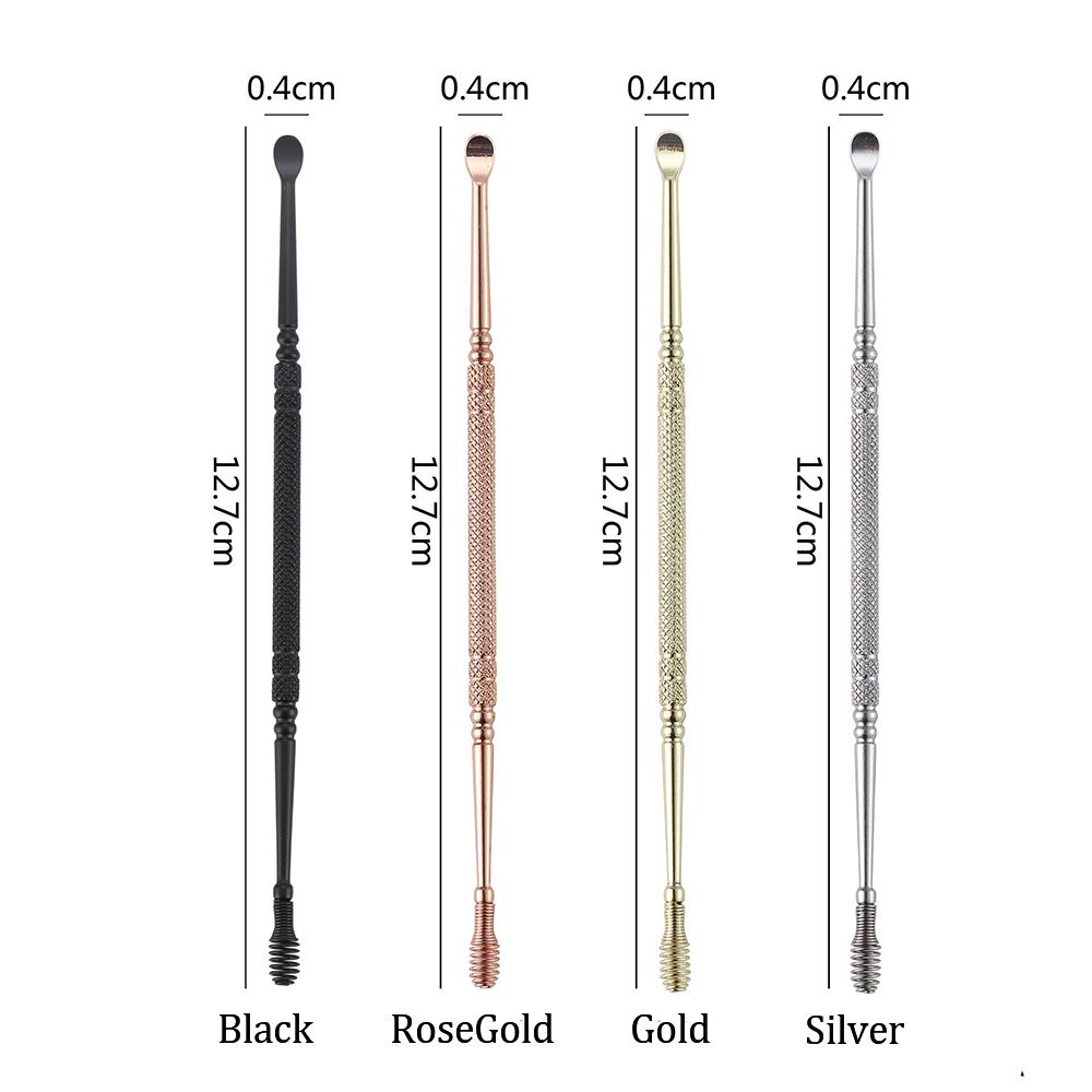 1PC Spiral Stainless Steel Cleaning Tool Dual Head Spring Ear Cleaner Ear Spoon Earpick