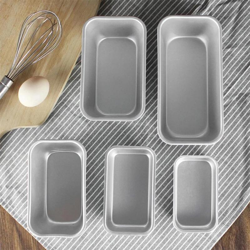 1Pc Square Box Mold Baking Tool Aluminum Alloy Non-Stick Bread Cake Toast Pan