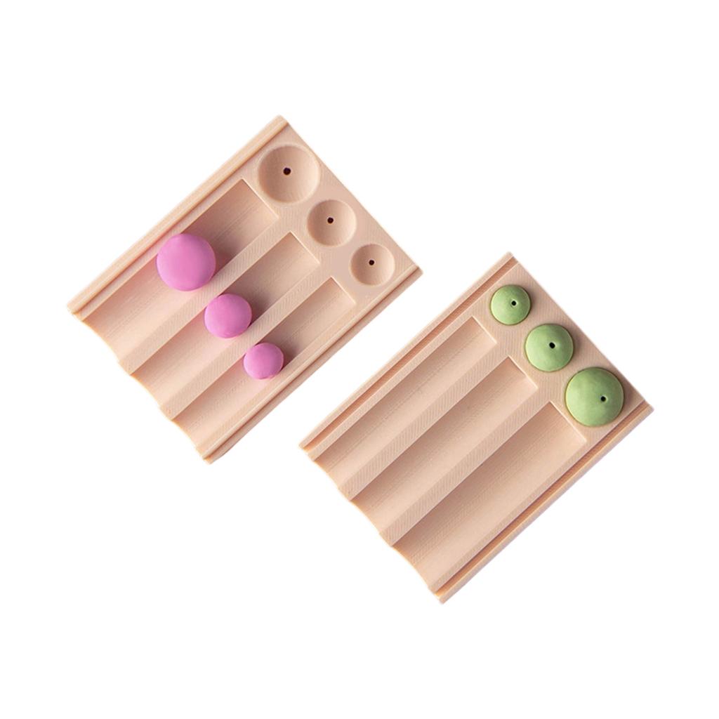 Портативная форма для катания бусин из полимерной глины, инструмент для рукоделия для изготовления ювелирных изделий, серег, подвесок своими руками с функцией пробивки