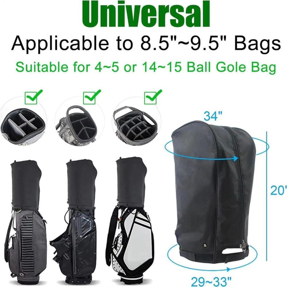 Club Protector Golf Bag Dust Cover Dustproof Golf Club Sleeve Golf Club Rain Cover Sports Bag