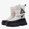 Fashion Fashion Round Toe Zip Design Brand Platform Women Boots Comfortable Waterproof Fluffy Snow Boots Winter Warm Botas Para Mujer