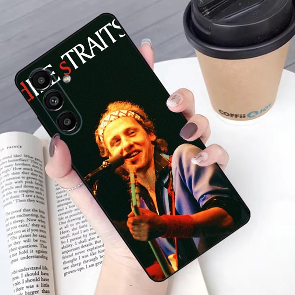 D-Dire S-Straits Mark Knopfler Phone Case For Samsung S 25,24,21,22,23,30,20,Ultra,Plus,Fe,Lite,Note,10,9,5G Black Soft