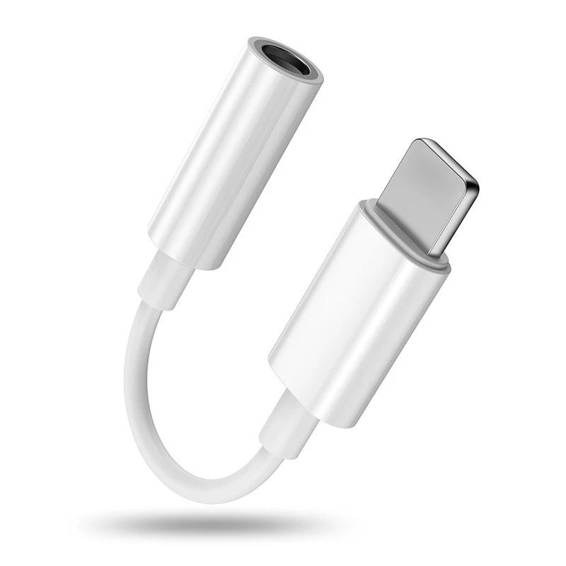 Поддерживает полную систему для iPhone от Lightning до 3,5 мм для наушников Разъем для наушников Aux Adapter Cable Adapter