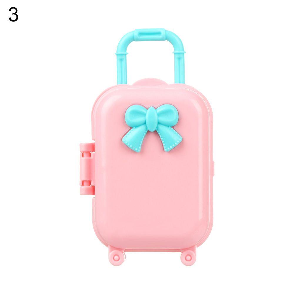 Fashion Play House Kids Toys Dollhouse Furniture Doll's Luggage Doll Suitcase Accessories