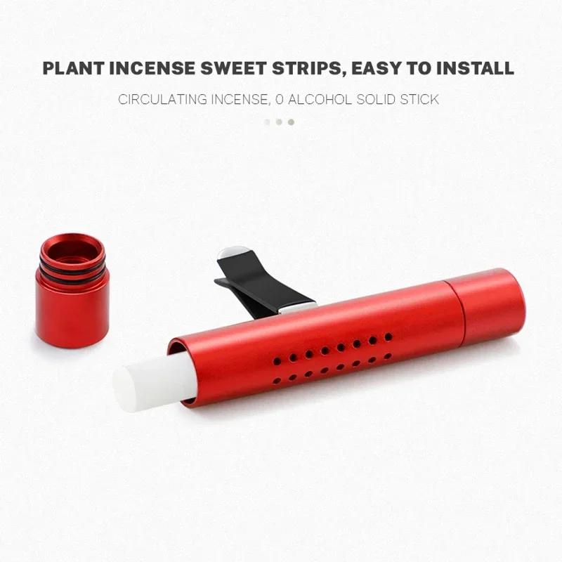 opq1 Car Aromatherapy Stick Fragrance Deodorant Fresh Clip For Volkswagen GTI Golf 6 7 8 Polo VW R-Line CC Passat Tiguan T-ROC Arteon