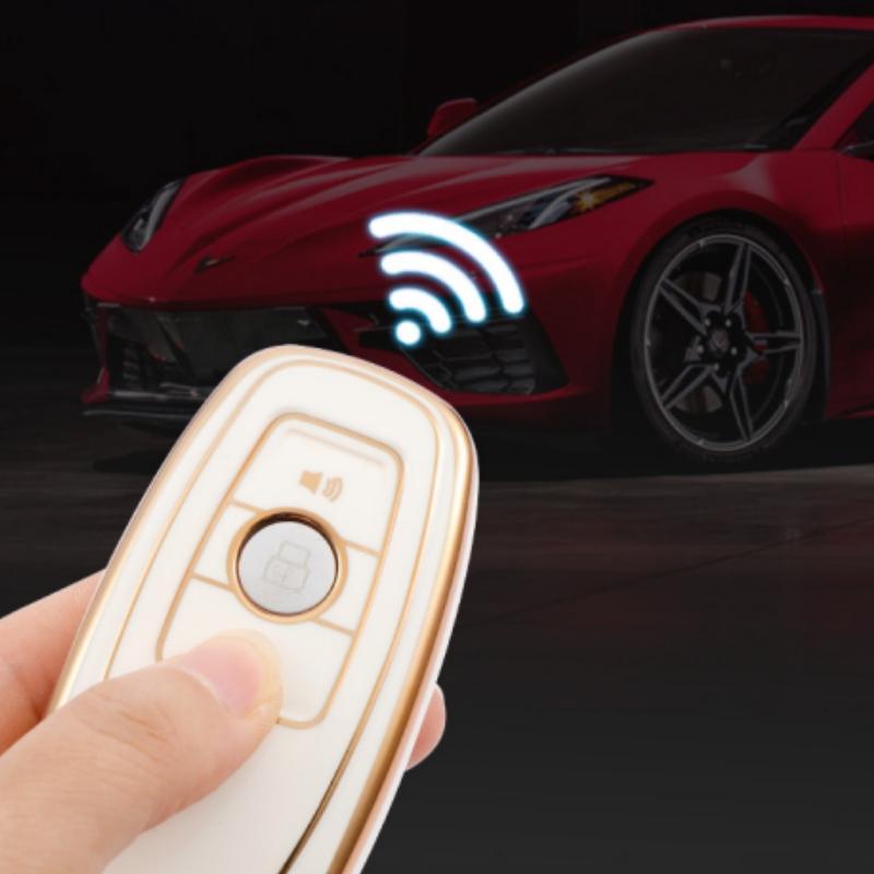 Чехол для дистанционного ключа автомобиля из ТПУ с золотыми краями, чехол-брелок для Haval H9 F7x H5 H3 для Great Wall 5 3 M2 H6 Coupe Great Wall M4 H2 6, автомобильные аксессуары