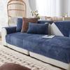Short Plush Sofa Covers Slipcovers Sofa Towel Universal Non-slip Couch Cover for Living Room Decorative